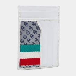 Dolce & Gabbana White Leather Card Holder