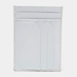 Dolce & Gabbana White Leather Card Holder