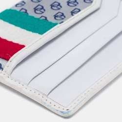 Dolce & Gabbana White Leather Card Holder