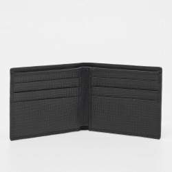 Dolce & Gabbana Black Leather Cowboy Patch Bifold Wallet