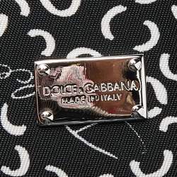 Dolce & Gabbana Multicolor Printed Nylon and Leather Sling Bag