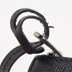 Pre Owned Dolce & Gabbana Black Leather Front Pocket Portfolio