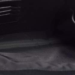 Pre Owned Dolce & Gabbana Black Leather Front Pocket Portfolio