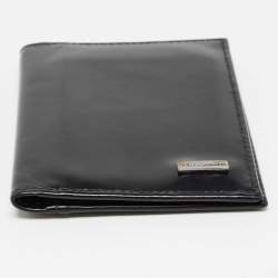 Dolce & Gabbana Black Leather Bifold Card Holder