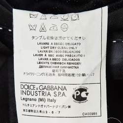 Pre Owned Dolce & Gabbana Black Wool Single Breasted Martini Blazer XXXL