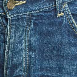 Pre Owned Dolce & Gabbana Blue Washed Denim Jeans S Waist 34"