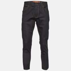 Pre Owned Dolce & Gabbana Dark Blue Denim 14 Stretch Fit Jeans XL/Waist 37.5"