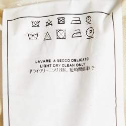 Pre Owned Dolce & Gabbana Cream Linen Blend Pant Suit XL