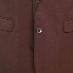 Pre Owned Dolce & Gabbana Brown Virgin Wool Tailored Blazer XXL