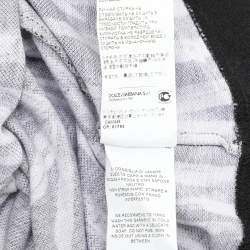 Pre Owned Dolce & Gabbana Multicolor Printed Cotton Polo T-Shirt XS