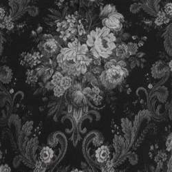 Pre Owned Dolce and Gabbana Black Floral Print Cotton Pique Polo T-Shirt XS