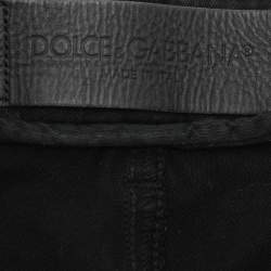 Pre Owned Dolce & Gabbana Black Denim Stretch Jeans S