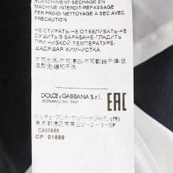 Dolce & Gabbana Navy Blue Wool Sartoria Pants Suit XXS