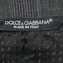 Pre Owned Dolce & Gabbana Grey Plaid Wool Tailored 3 pc Suit Set L