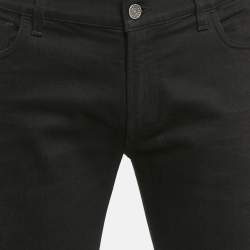 Pre Owned Dolce & Gabbana Black Stretch Denim Jeans L Waist 34"