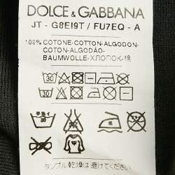 Pre Owned Dolce & Gabbana Dark Grey Jersey Crew Neck T-Shirt S
