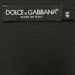 Pre Owned Dolce & Gabbana Dark Grey Jersey Crew Neck T-Shirt S
