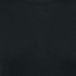 Pre Owned Dolce & Gabbana Black Jersey Crew Neck T-Shirt XS
