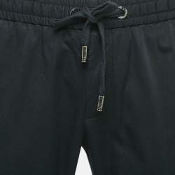 Pre Owned Dolce & Gabbana Black Cotton Trackpants S