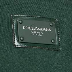 Pre Owned Dolce & Gabbana Green Cotton Knit T-Shirt S