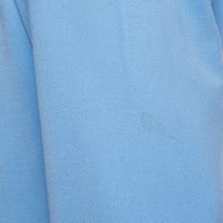 Pre Owned Dolce & Gabbana Blue Gabardine Tailored Double Breasted Blazer XL