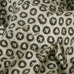 Pre Owned Dolce & Gabbana White Printed Cotton Long Sleeve Shirt M