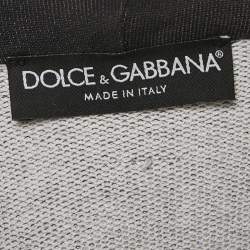 Pre Owned Dolce & Gabbana Black Angel Print Cotton Hoodie XXL
