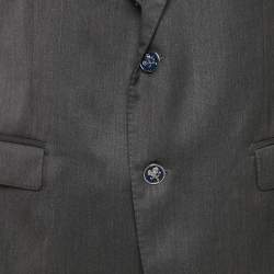 Pre Owned Dolce & Gabbana Black Wool Single Breasted Tailored Martini Blazer XL