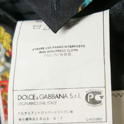 Pre Owned Dolce & Gabbana Black Wool Single Breasted Tailored Martini Blazer XL