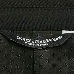 Dolce & Gabbana Black Wool Tailored Suit M