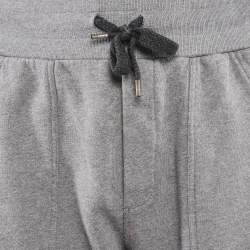 Dolce & Gabbana Grey Cotton Knit Jogger Pants XL