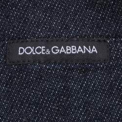 Dolce & Gabbana Blue Cotton James Dean Sweatshirt XXXL