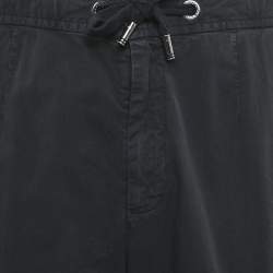 Pre Owned Dolce & Gabbana Black Cotton Cargo Pants L