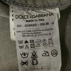 Dolce & Gabbana Grey Denim Sicilia Shirt L