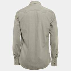 Dolce & Gabbana Grey Denim Sicilia Shirt L
