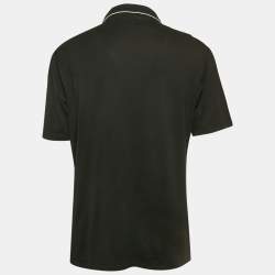 Pre Owned Dolce & Gabbana Black Jersey Short Sleeve Shirt L