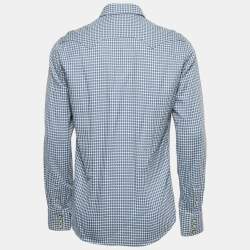 Dolce & Gabbana Blue Jacquard Sicilia Shirt XL