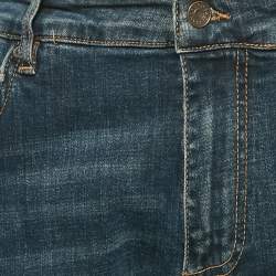 Pre Owned Dolce & Gabbana Blue Faded Denim Slim Fit Jeans XL Waist 35"