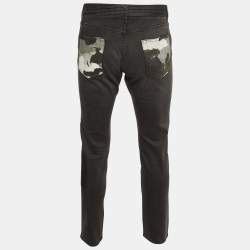 Dolce & Gabbana Dark Grey Denim Slim Jeans L Waist 34" 
