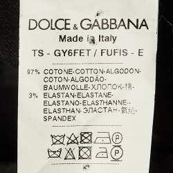 Dolce & Gabbana Black Cotton Pants M