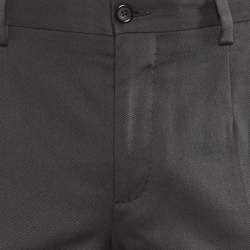 Dolce & Gabbana Dark Grey Logo Detail Pants M