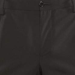 Dolce & Gabbana Black Wool Straight Leg Pants M