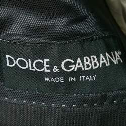 Dolce & Gabbana Navy Blue Wool Martini Blazer M