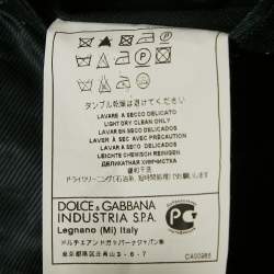 Dolce & Gabbana Navy Blue Wool Martini Blazer M