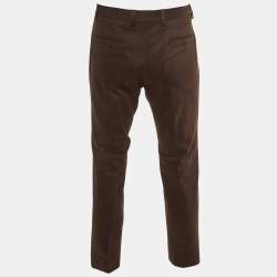 Dolce & Gabbana Brown Cotton Chino Pants M