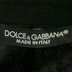 Dolce & Gabbana Black Wool Blend Tailored Martini 3pc Pants Suit M