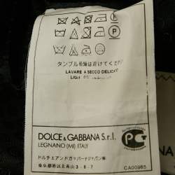Dolce & Gabbana Black Wool Blend Tailored Martini 3pc Pants Suit M