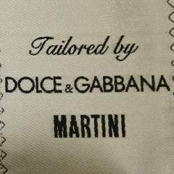 Dolce & Gabbana Black Wool Blend Tailored Martini 3pc Pants Suit M