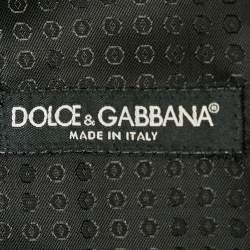 Dolce & Gabbana Black Wool Blend Tailored Martini 3pc Pants Suit M