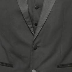 Dolce & Gabbana Black Wool Blend Tailored Martini 3pc Pants Suit M